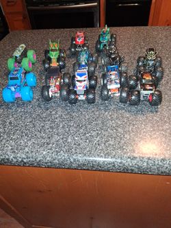 12 monster jam trucks