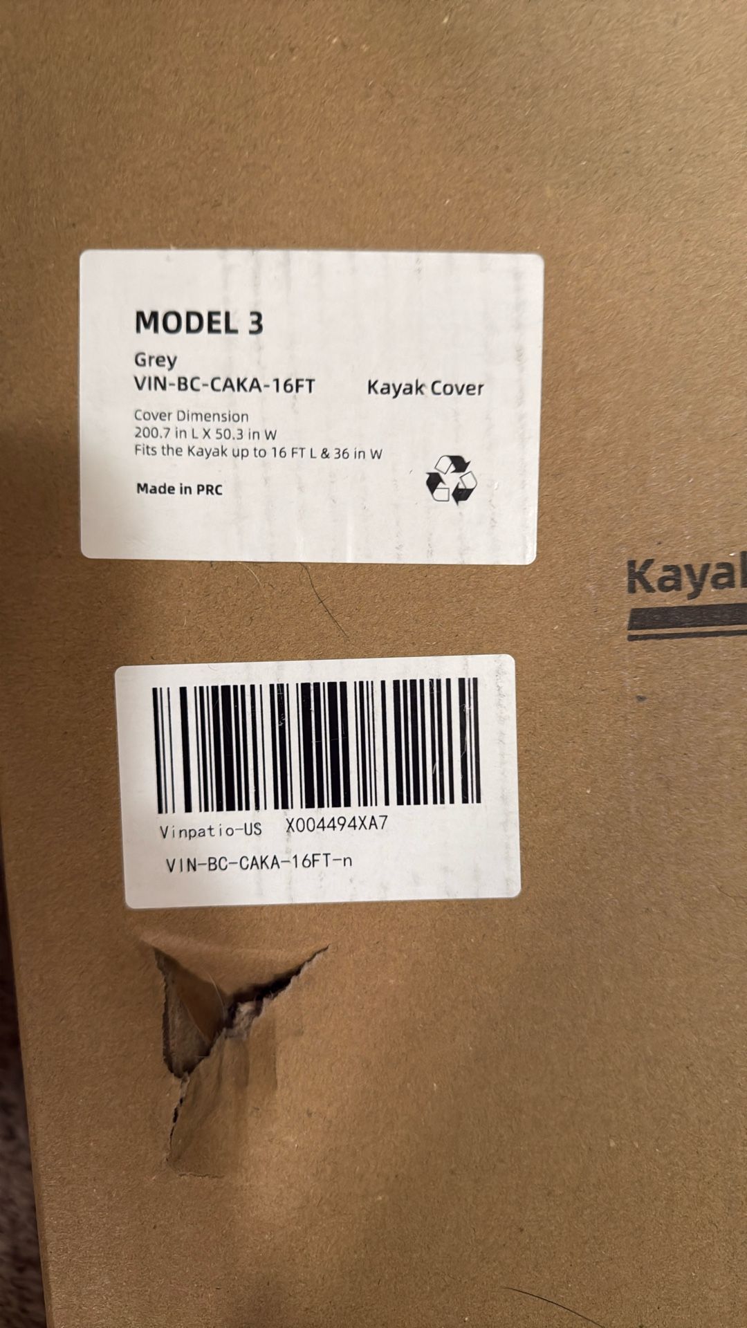 Kayak/ Canoe Covers