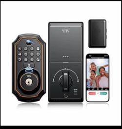 Smart Door Lock Keyless Entry Fingerprint & Camera