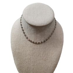 Gold Toned Circles Necklace
