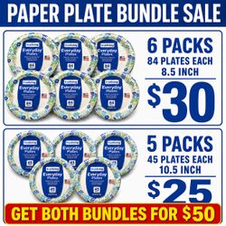 Trueliving Everyday Paper Plates Bundle