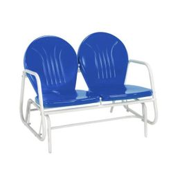 2 Seat Glider Swinger Patio Sofa Chair Outdoor Indoor NEW Half Price 
