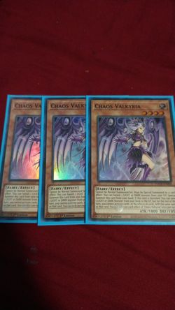 Yu-Gi-Oh Chaos Valkyria 3x NM