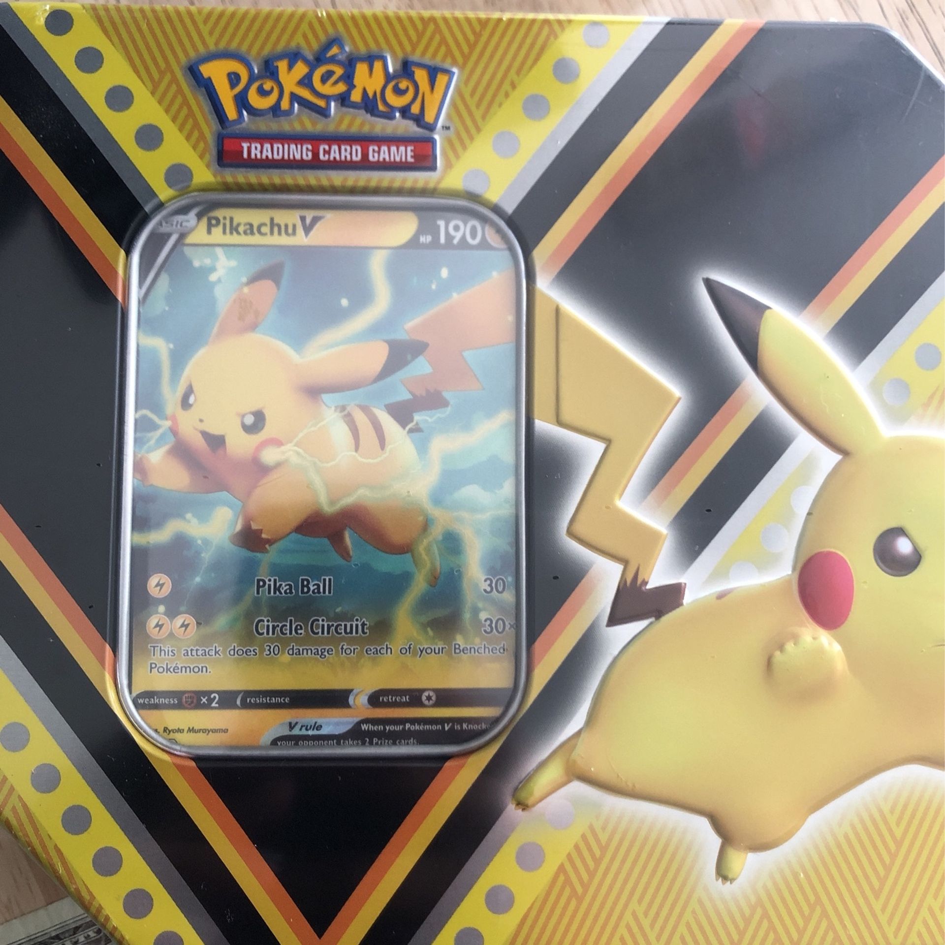 Pokemon Pikachu Tin Box