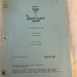 Drew Carey Show Script, Original “Rich Woman, Poor Man” March 18, 2002