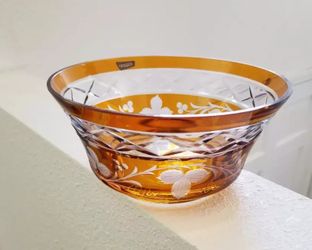 Crystal bowl made in italy