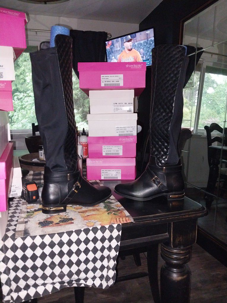 Shoedazzle Size 9 Women's Thigh High Boots Size 9