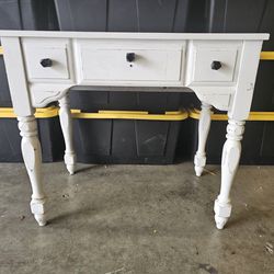 Vintage Shabby Chic Console Table Small Desk