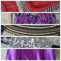 Lot Of Belly Dance Costume Cosplay Festival Accessories 