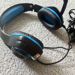 Blue Headset