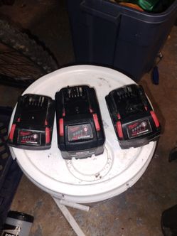 Milwaukee batteries