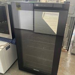 Mini Wine Fridge In Black