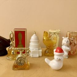 7 Vintage Avon Perfume Bottles