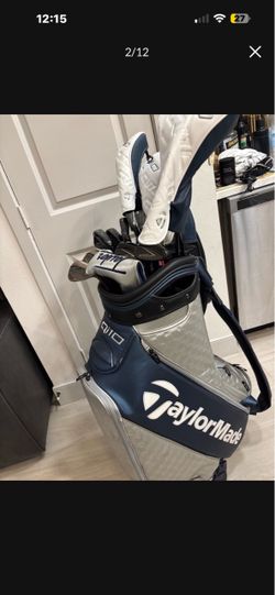 TaylorMade Qi10 Golf Bag with Clubs