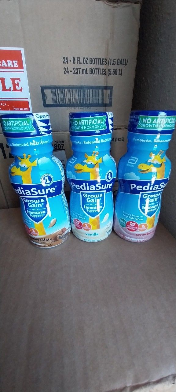 Pediasure Vanilla, Strawberry And Chocolate Flavor
