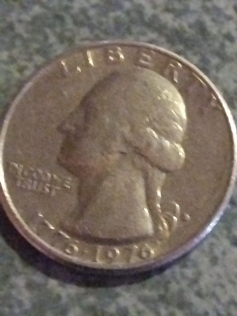 1976 Bicentennial 40% Silver Quarter With DDO Filled D Error