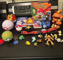 Lot of Pokemon figures and stuff
