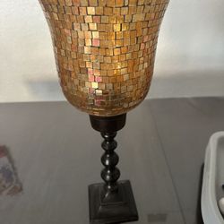 Mosaic Hurricane Candle Holder