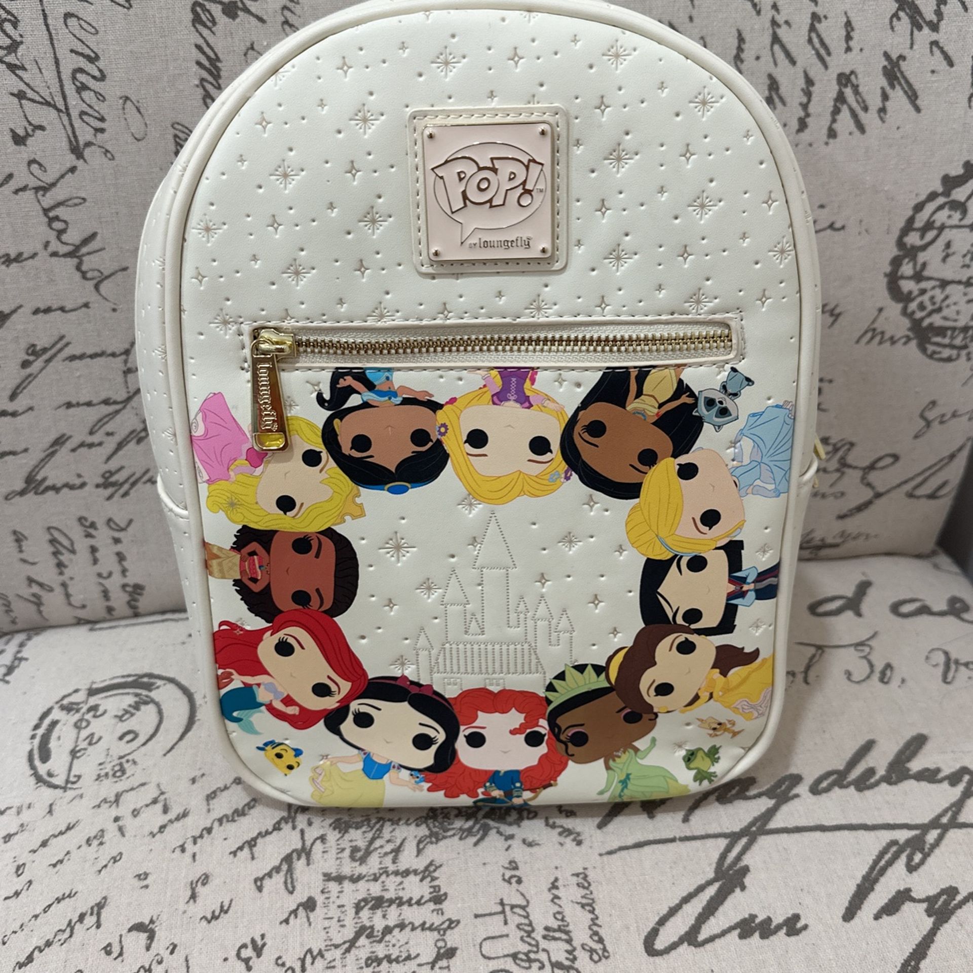 Disney Loungefly Pop Princess Circle Mini Backpack