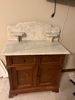 Marble top stand