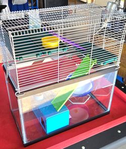 Small Animal Cage with Accessories