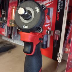 Milwaukee M12 FUEL 12V Lithium-Ion Brushless Cordless Stubby 1/2 in. Impact Wrench (Tool-Only)