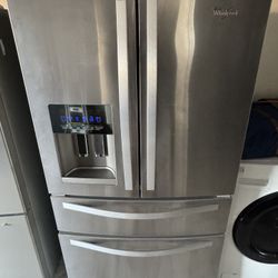 Refrigerator Whirlpool Stainless Steel $500