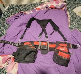 Milwaukee tool belt with suspenders.