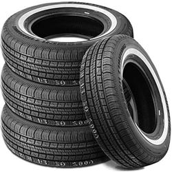 155/80/13 For Sale 4 New Tires White Wall Low Rider We Service Motorcycle Tires