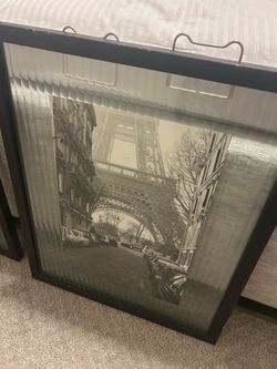 Paris Prints Class and Wood Frames - Wall Art