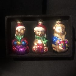 Christmas Bears Ornaments