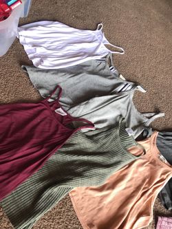 halter tank tops Size mediums ( no stains )