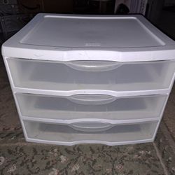 Sterilite 3 Drawer Divider Storage And Paper Trays