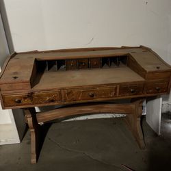 Antique Solid Wood Desk