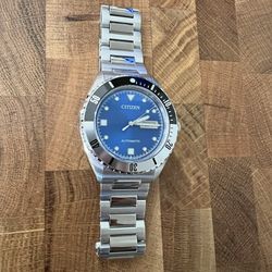 Citizen NH7530-52M Automatic Mens Sports Stainless Steel Bracelet Wristwatch Watch