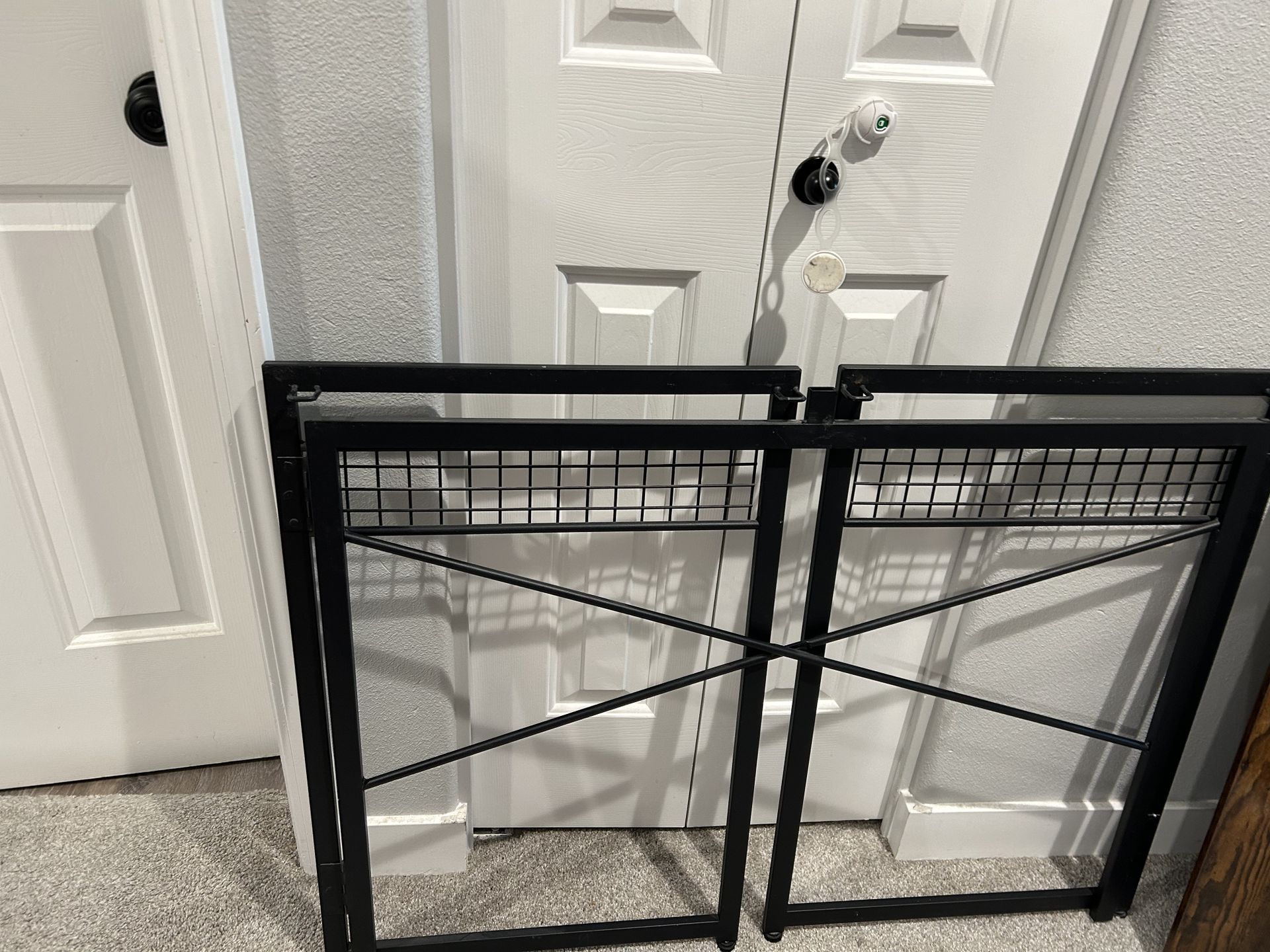 Rustic brown metal base wooden table