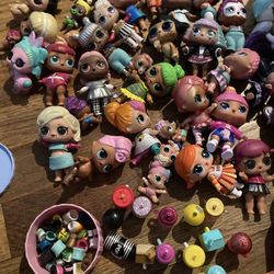 lol Dolls Lot And Accessories 