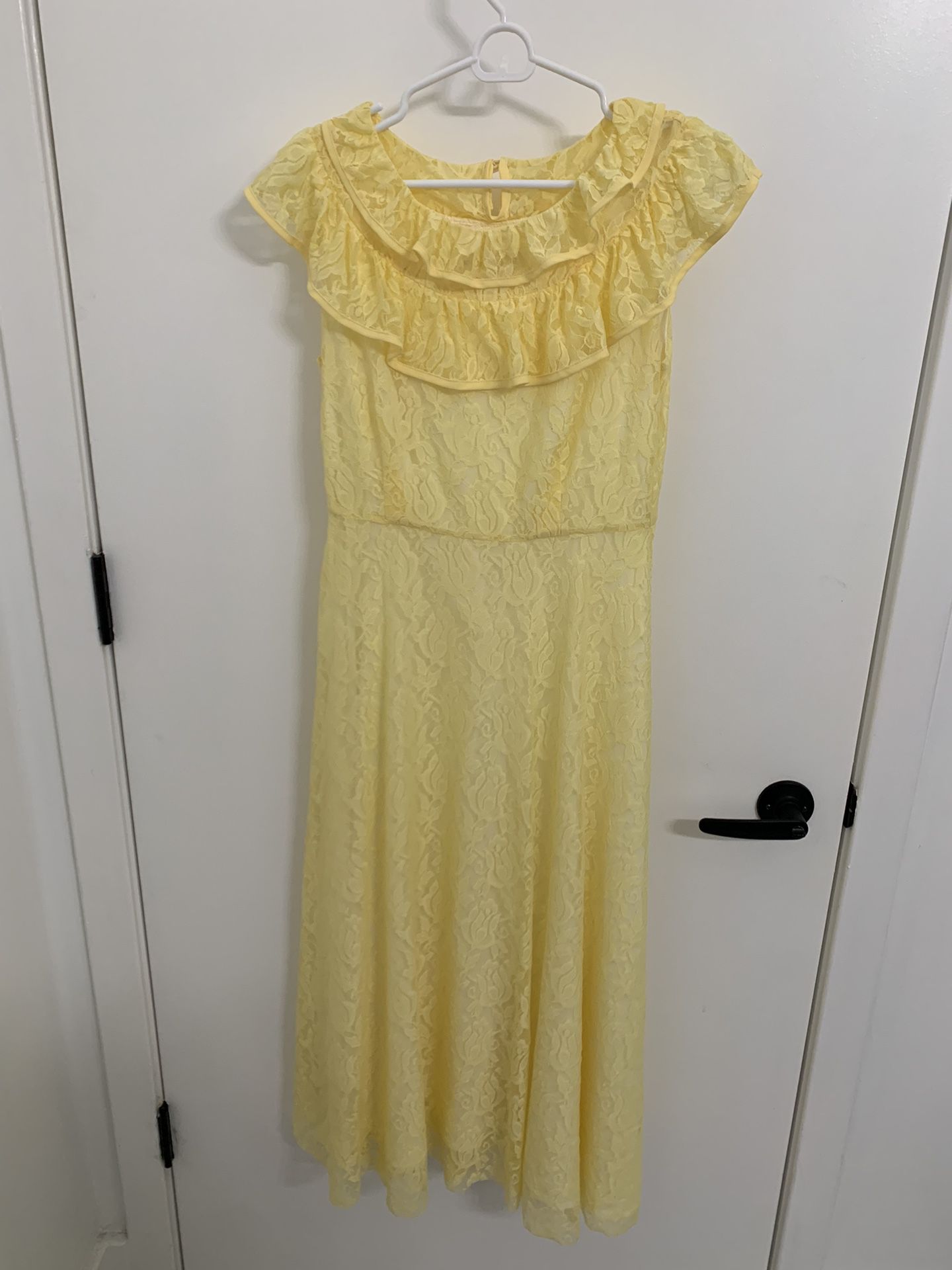 Yellow Lace Dress