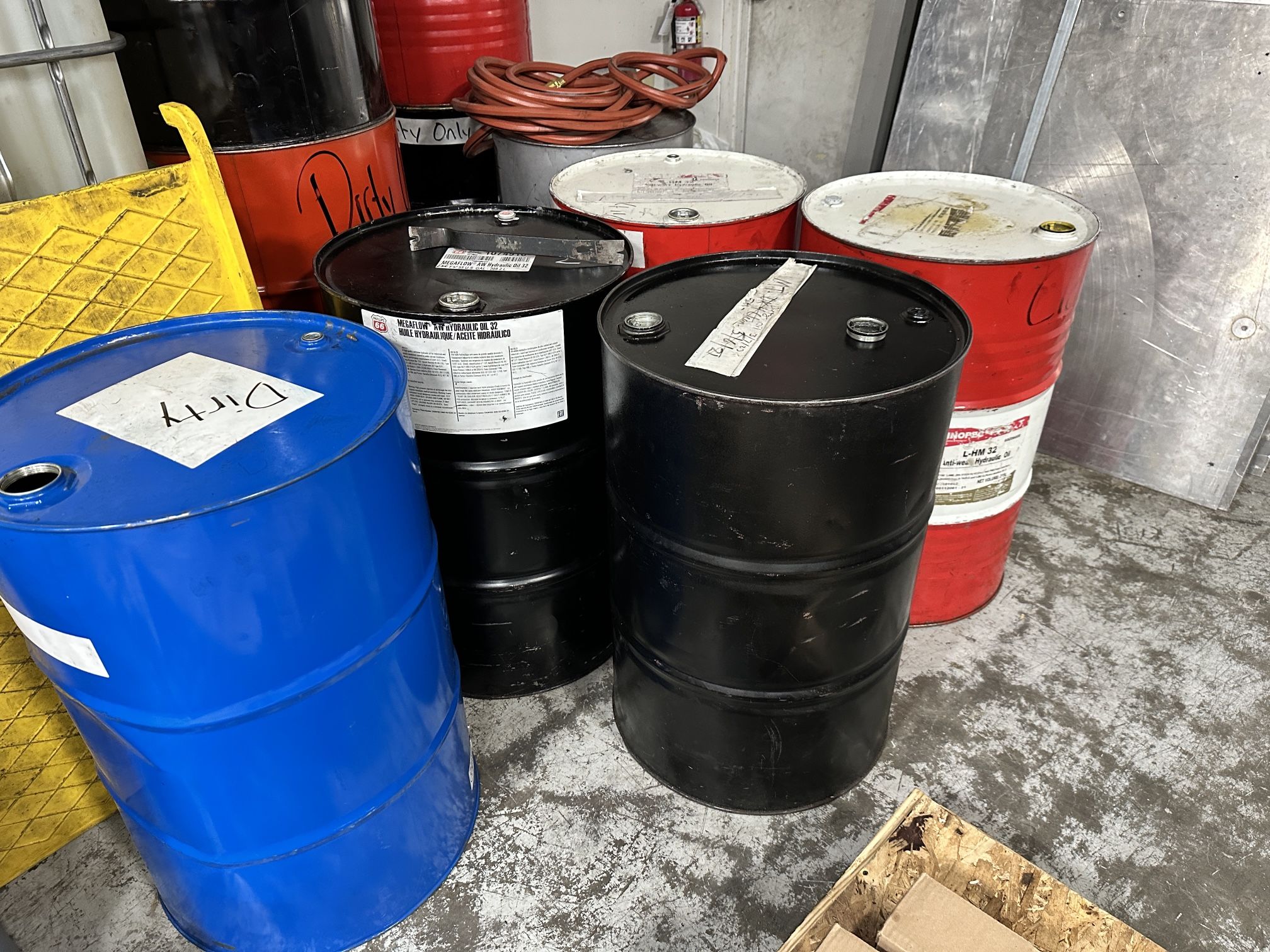 10 Empty 55 Gal Drums