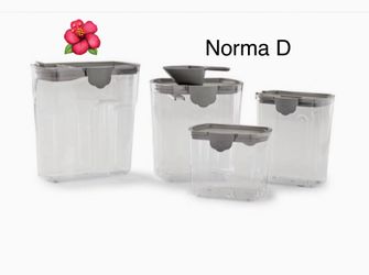Juego de 4 recipientes herméticos nuevos en su caja 🌺 princess house 🌺