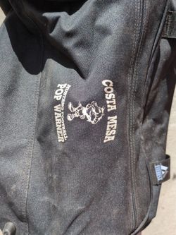 Football Pop Warner Black Bag