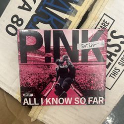 Pink Set list All I Know So Far CD Brand New Unopened. 