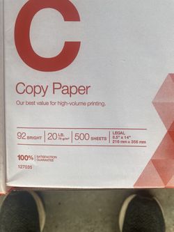 Staples Legal Paper