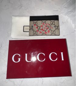 Leather wallet card holder