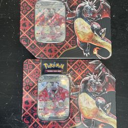 Pokemon Paldean Fates Charizard Tin