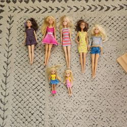 7 Barbies