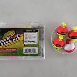 Trout Magnet Neon Kit & 4 Bobbers