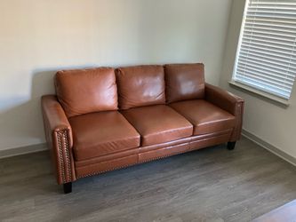 Genuine Leather Couch