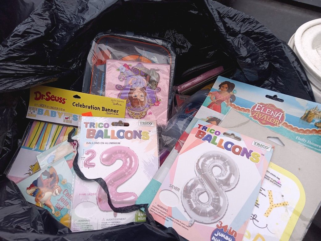 A Bunch Of Party Supplies!!!