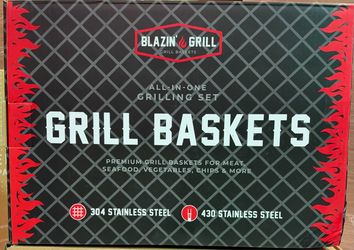 Blazin' Grill All-in-One Grill Baskets Set
